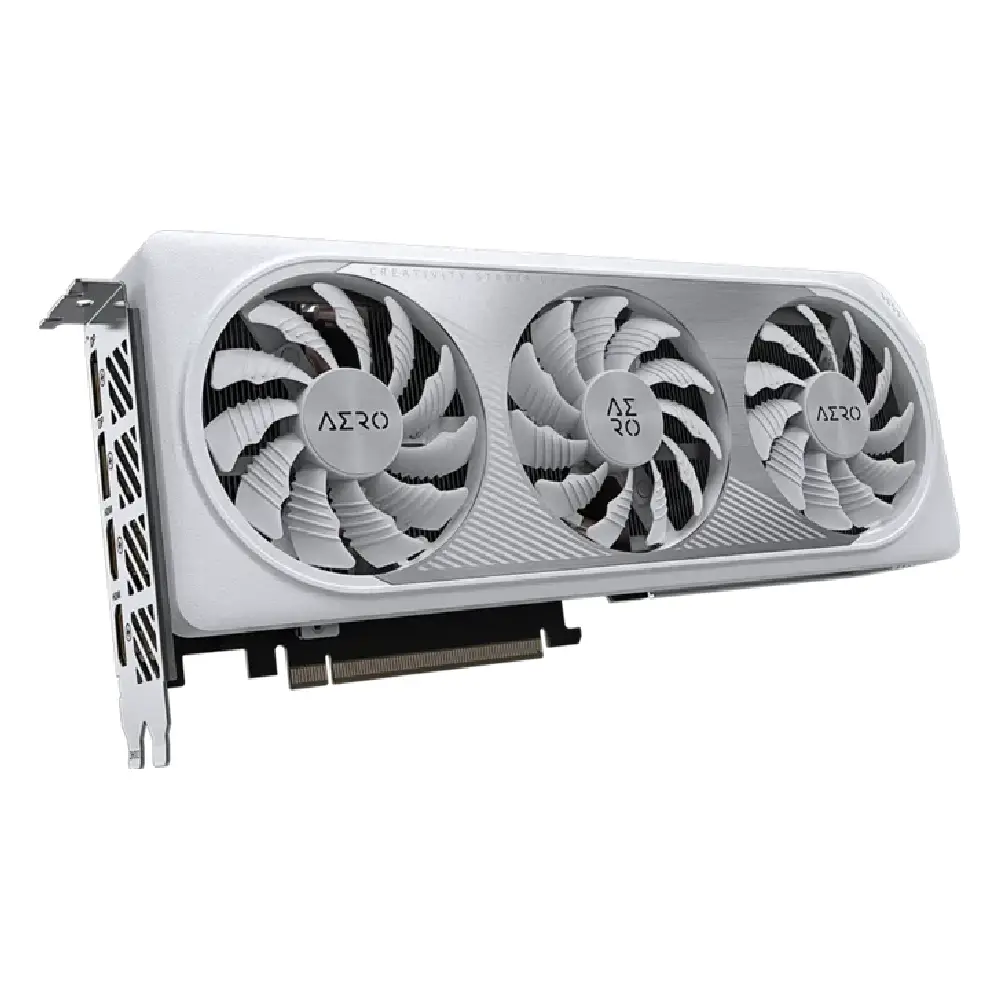 Gigabyte Nvidia Graphic Card RTX 4060 8GB DDR6 Aero OC Triple Fan view 2